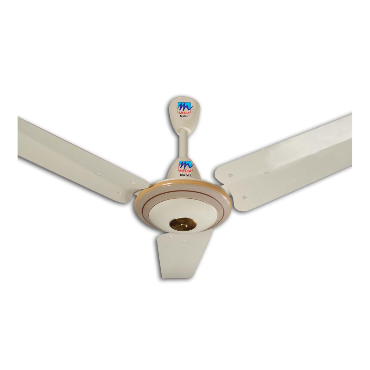 MEDIA Nabeel Ceiling Fan - 56" - Ivory