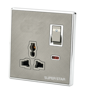 SUPER STAR Ultimate Three Pin Multi Socket With Switch