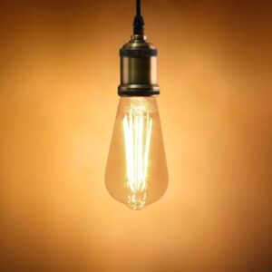 LED Bulb Vintage Rustic Style Filament Bulb Decor Lamp 1Pcs