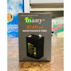 6v.4.5 Ampere Charger Fan Rechargeable Battery Sealed Lead-Acid Battery(Clip System)