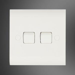 Energypac Elegant Series 10A 2 Gang Electrical Wall Switch 2Gang