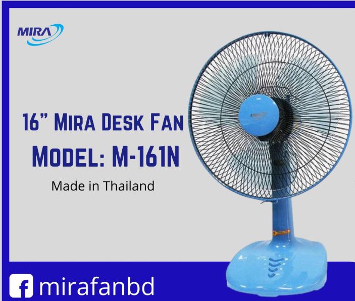 Mira 16″ Desk Fan M-161N - Image 3