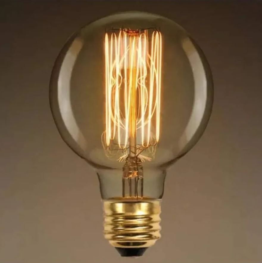 Incandascent Round Vintage Bulb Filament Decortive Led