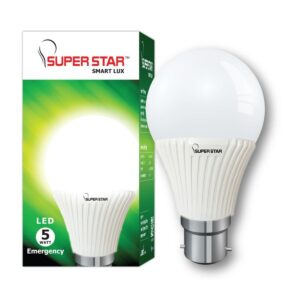 SUPER STAR Emergency LED Smart Bulb 05 Watt B22 (Pin)