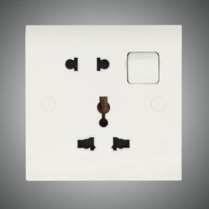Energypac Elegant Series 13A 5 Pin Multi Function Combination Socket 5Pin Electrical