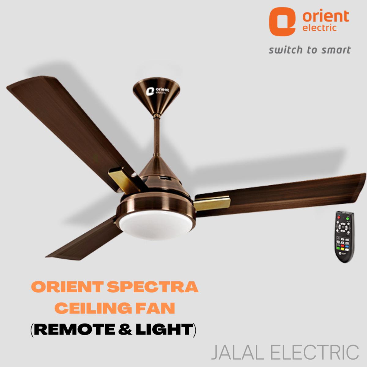 Orient Spectra Under Light 48" Ceiling Fan (Antique Copper)