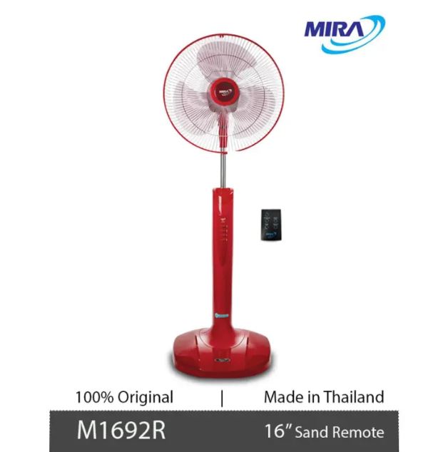 Mira 16″ Stand Fan M-1692 Remote Control