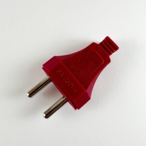 MEP Round Two Pin Plug PVC 2Pics
