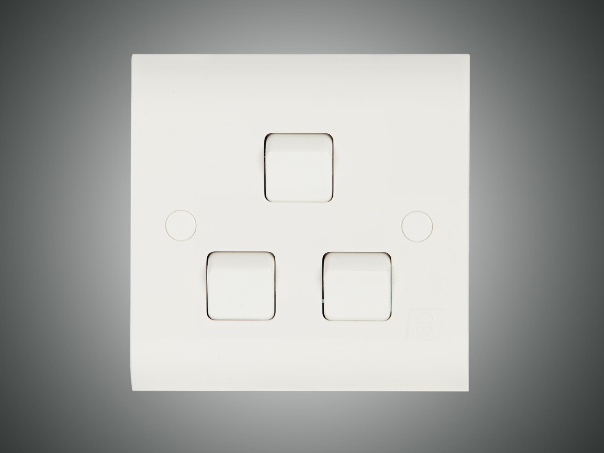 Energypac Elegant Series 10A 3 Gang Electrical Wall Switch 3Gang