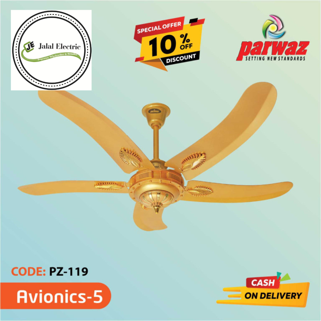 PARWAZ 56'' AVIONICS 5 BLADE CEILING FAN - Image 3