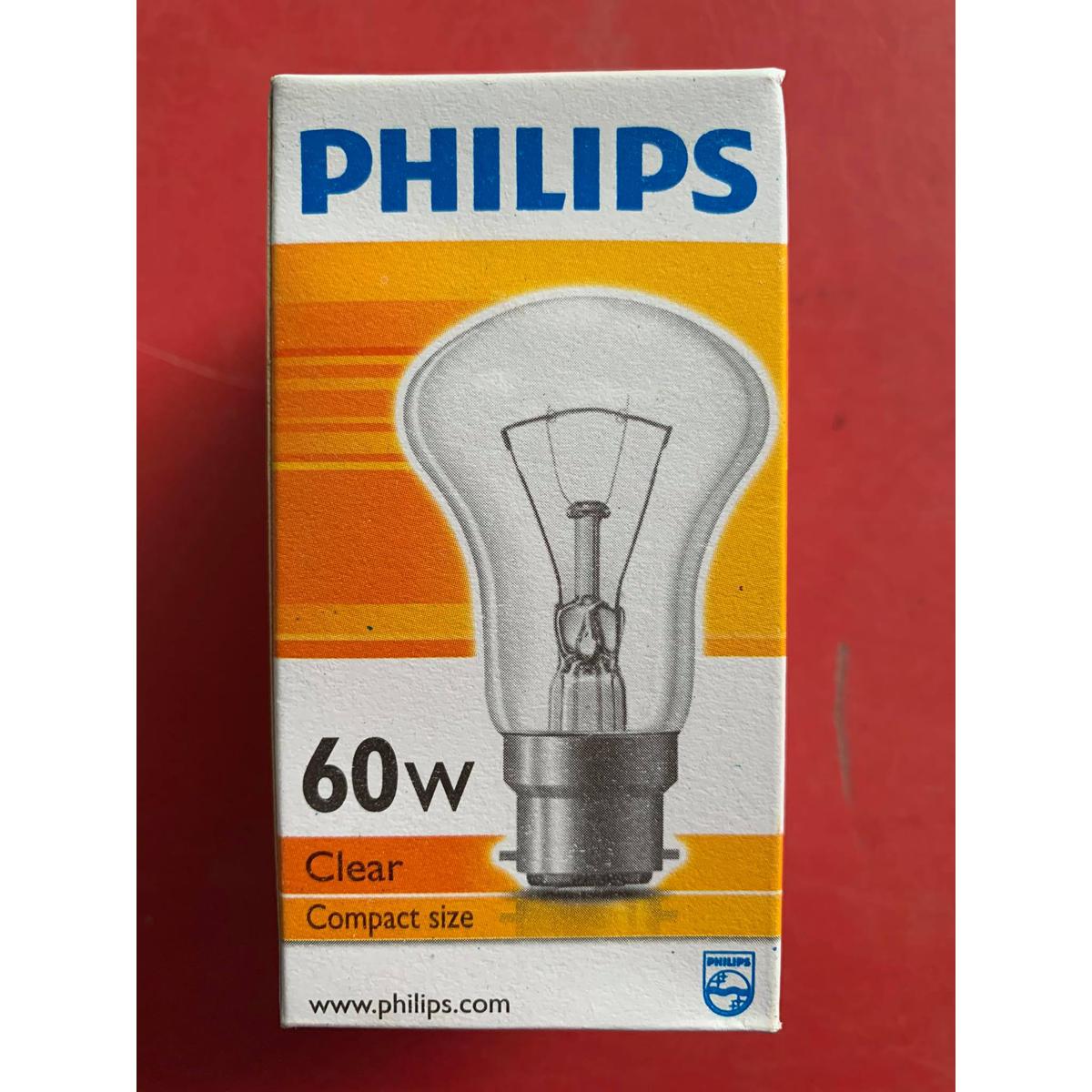 PHILIPS 60W Clear Bulb
