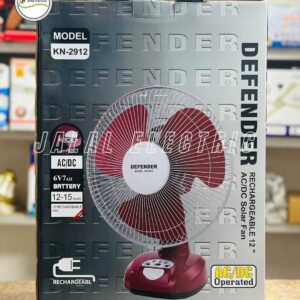 Defender Rechargeable Fan (12") 2912-7.0Ah bettery (High Quality Imported)