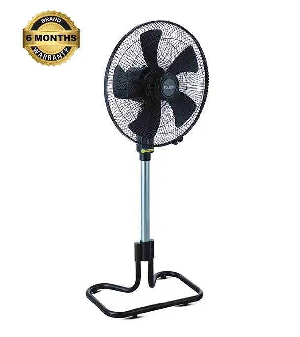 VISION Heavy Stand Fan-Trendy-Gray 5 Blades-18" - Image 3