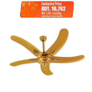 PAK Punjab SUPER Storm gold 56″ Ceiling Fan (5 Blade)