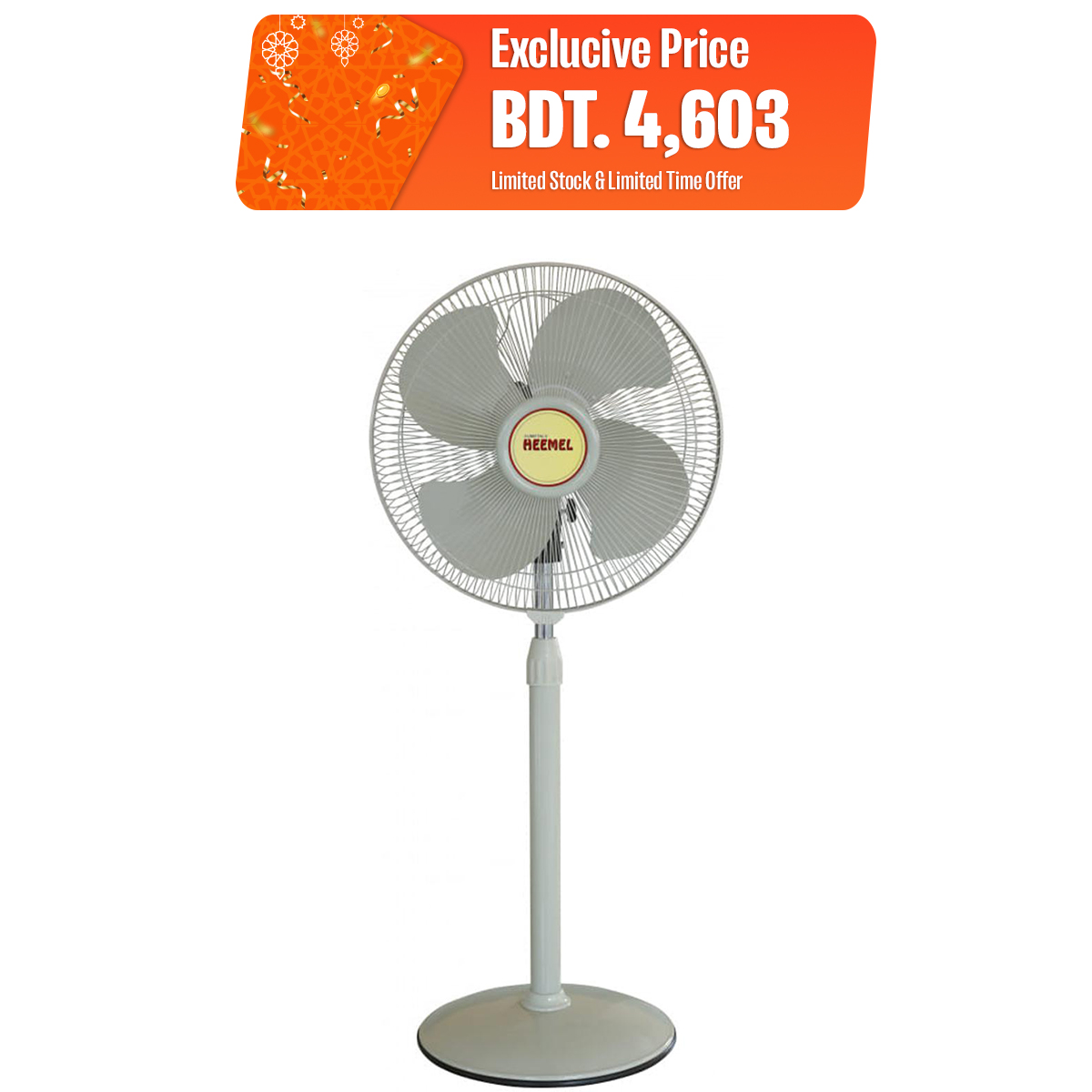 Heemel Stand Fan (heavy duty)
