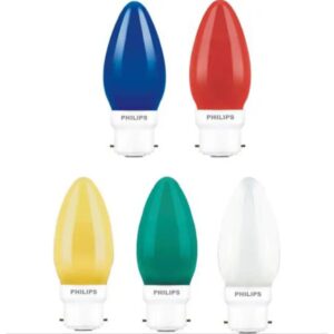 Philips LED Deco Red 0.5W candle B22 Pin Type