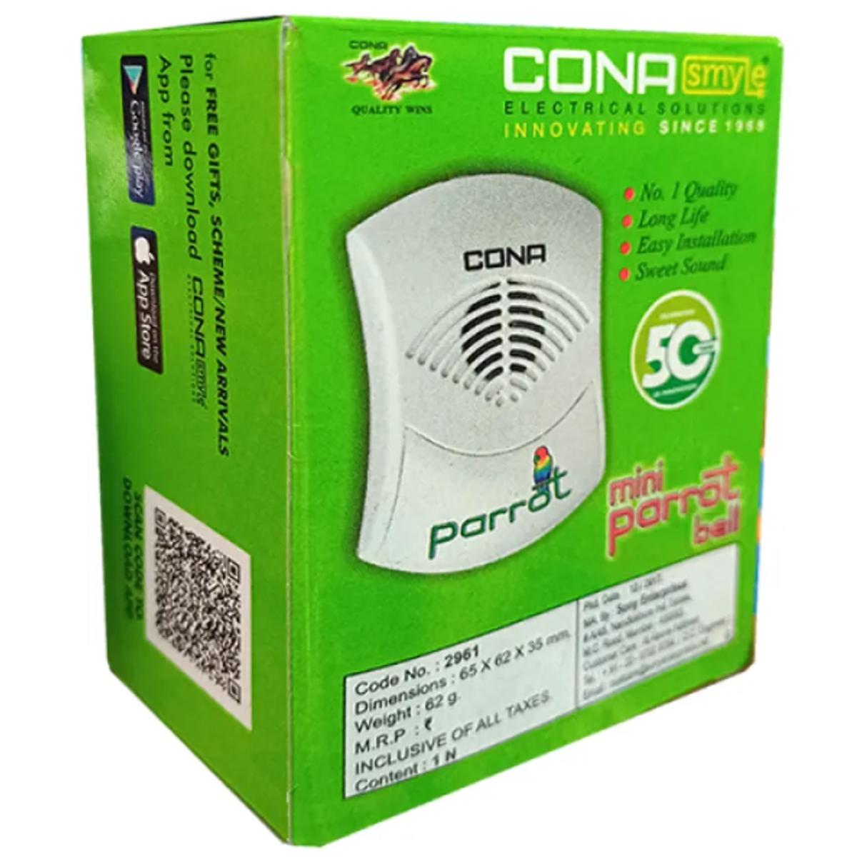 Cona Parrot Birds Sound Calling Bell