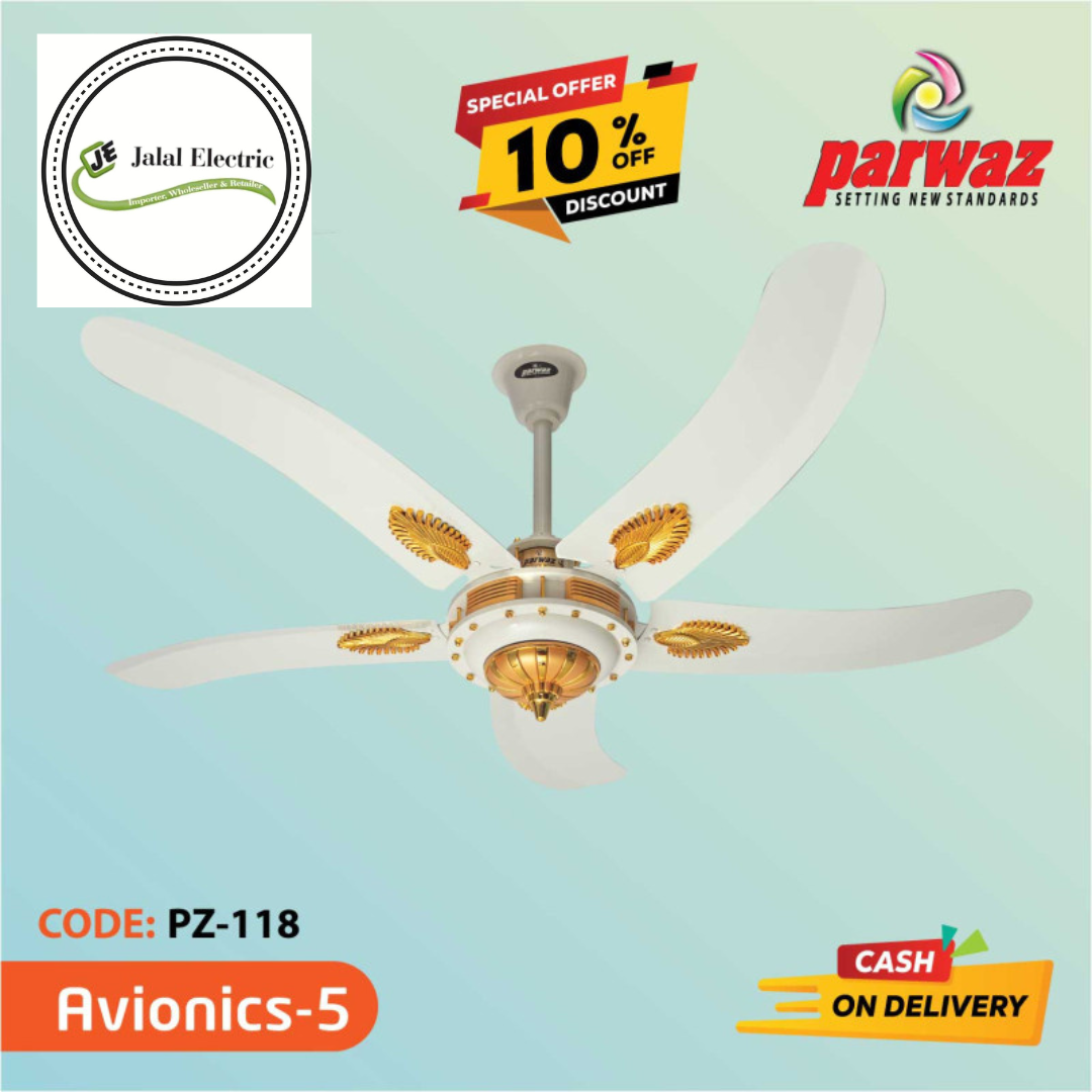 PARWAZ 56'' AVIONICS 5 BLADE CEILING FAN