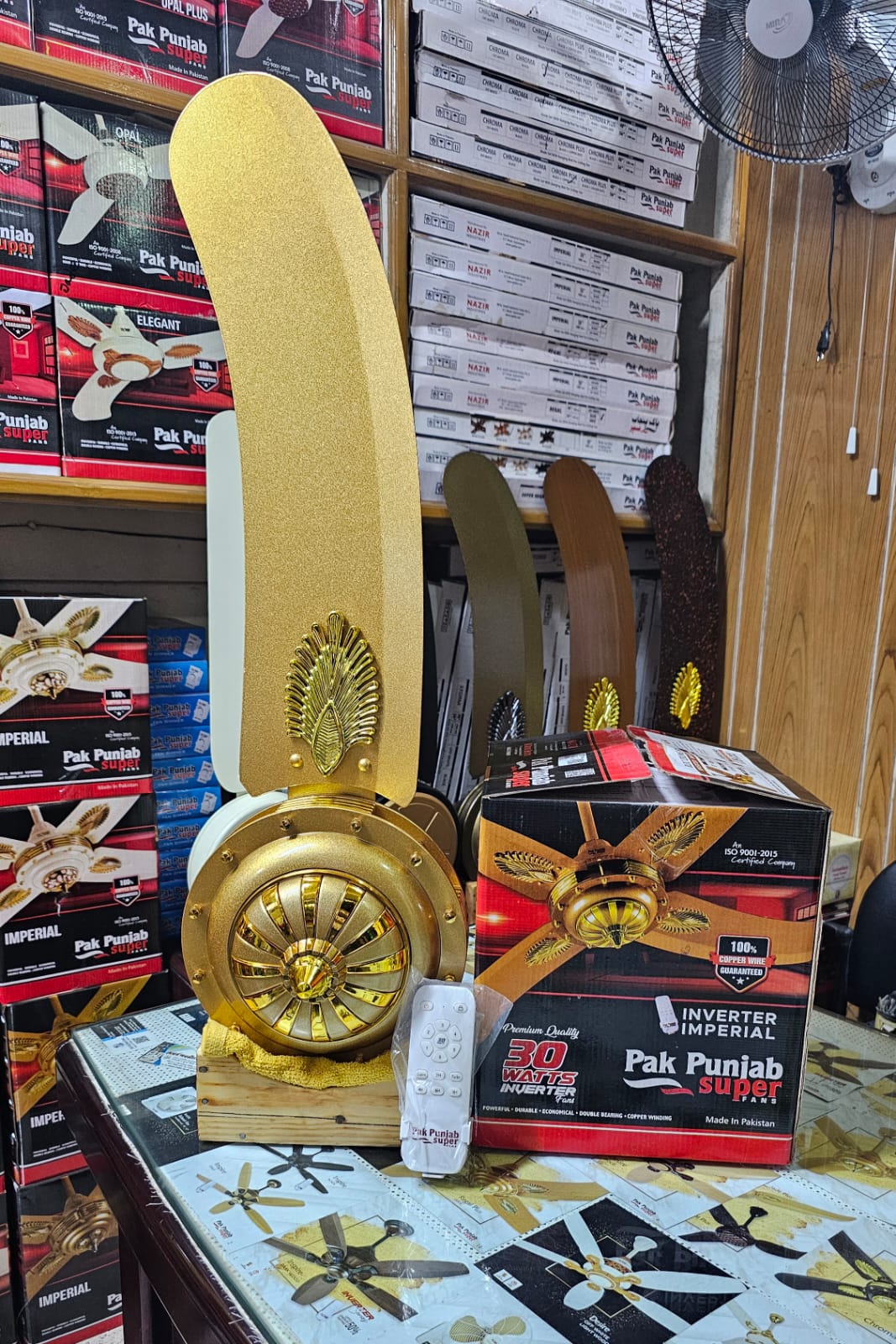 Pak Punjab Imperial Model 56 Inch Remote Control Inverter Ceiling Fan - Image 2