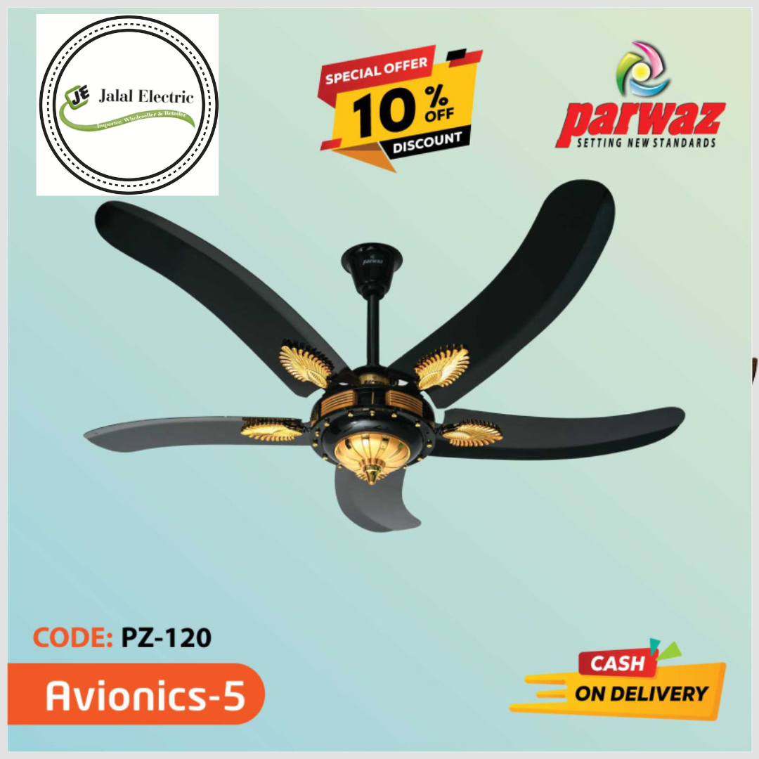 PARWAZ 56'' AVIONICS 5 BLADE CEILING FAN - Image 2