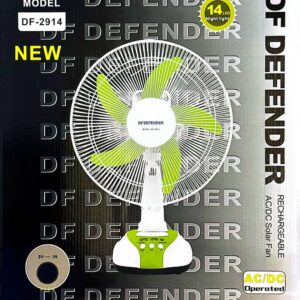 Defender Rechargeable Fan (14") 2914 (Made In China)