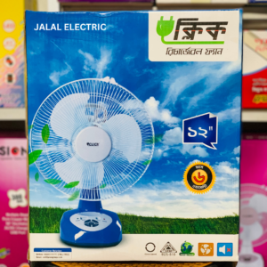 Click Rechargeable Table Fan 12'' Blue
