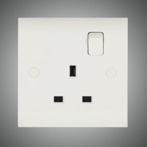 Energypac Elegant Series 13A 3 Pin Flat Socket 3Pin Electrical Wall Switch