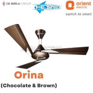 Orient Orina 48" Ceiling Fan (Chocolate Brown Ivory)