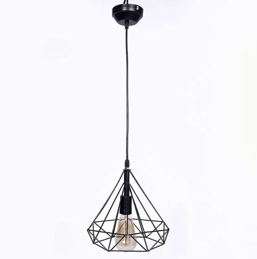 LED Diamond Cluster shape Hanging Light Pendant for Home Decoration (Bulb not Included)