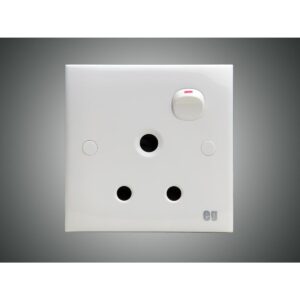 Energypac EG Series 15A 3 Pin Round A/C Socket 3Pin AC Electrical Wall Switch