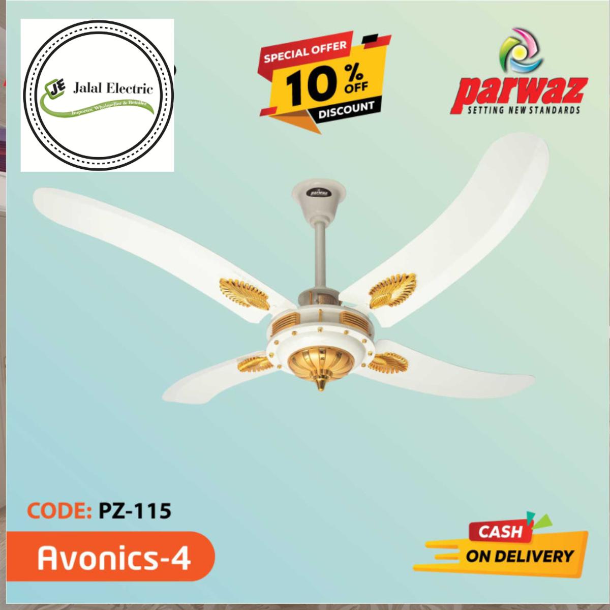 PARWAZ 56'' AVIONICS 4 BLADE CEILING FAN