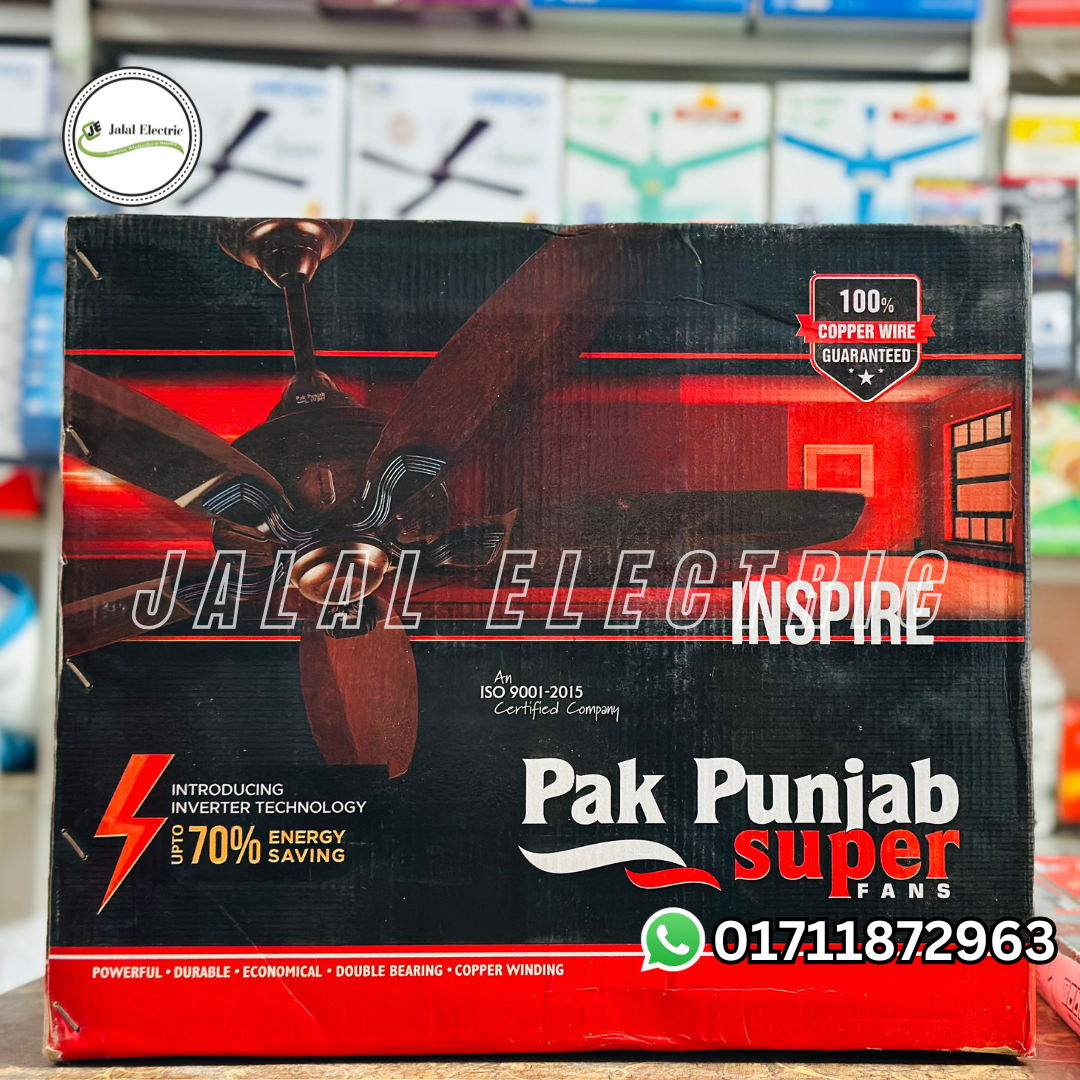 Pak Punjab Inspire Model Inverter ACDC Remote Control BLDC 56 Inch Ceiling Fan - Image 2