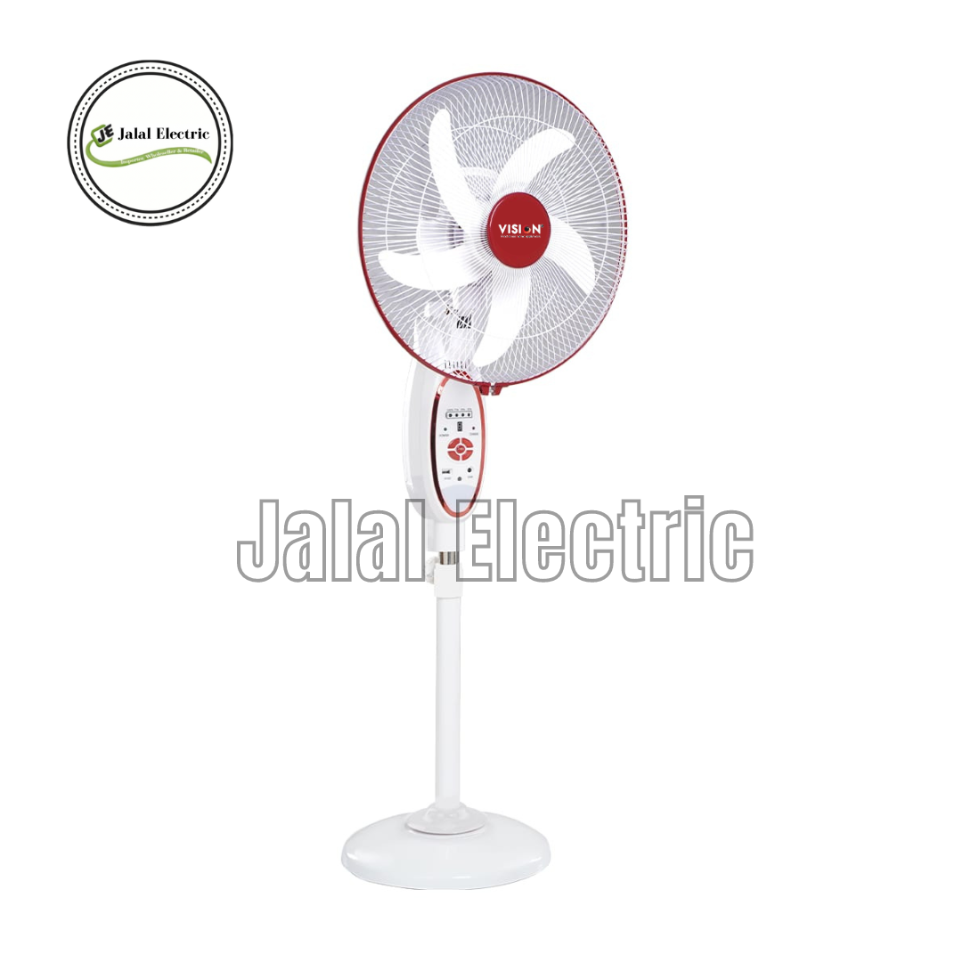 Vision Remote Control Rechargeable fan 16" 12v Bettery